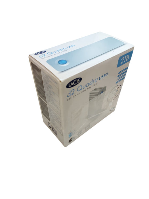 LACIE D2 QUADRA V3C 2TB EXTERNAL HDD ESATA USB 3.0