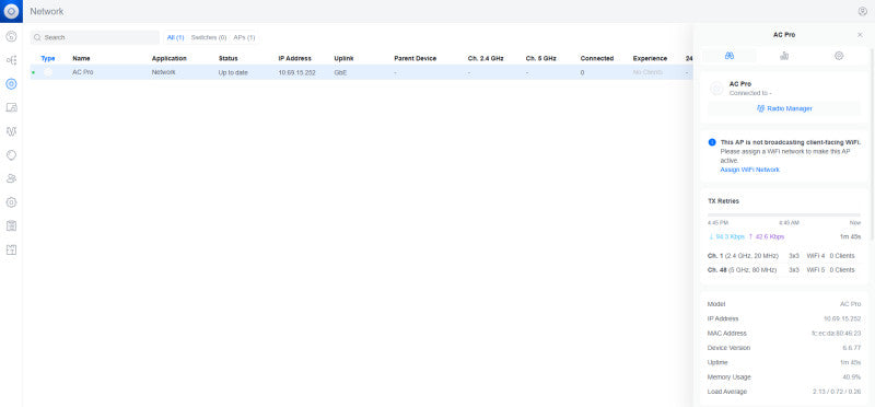 Ubiquiti Networks UAP-AC-PRO 1300Mbps Wireless Access Point