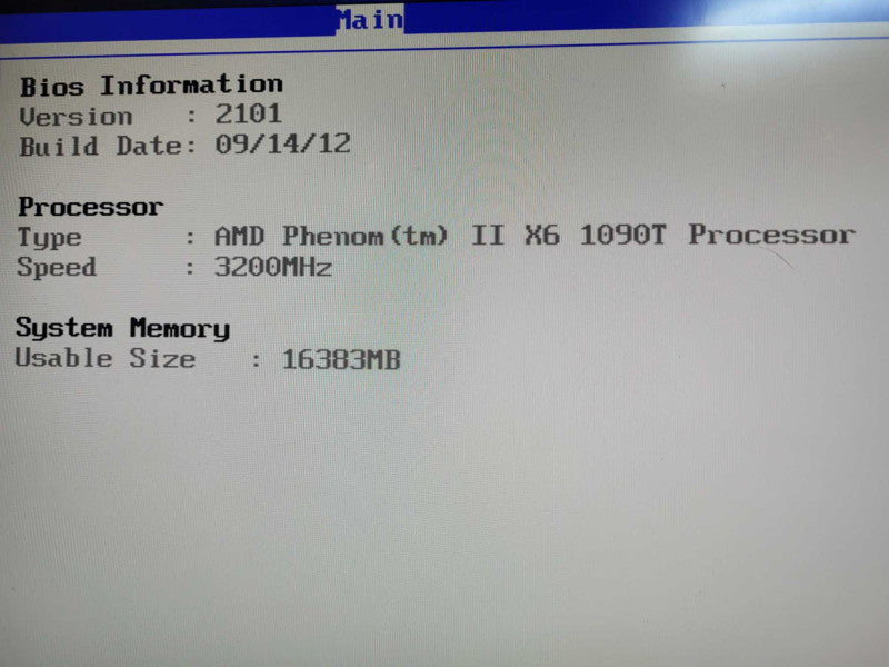 Custom PC Water Cooled AMD Phenom II x6 1090T 3.2GHz 16GB RAM - No HDD READ