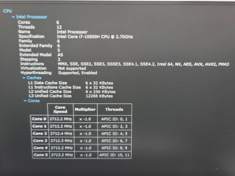 HP ZBook Power 15 i7-10850H 16GB DDR4 Quadro T2000 256GB SSD FOR PARTS/REPA β Lap200