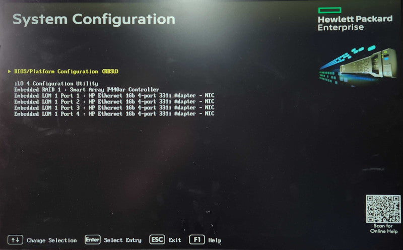 HP DL360 Gen9 1U 8x2.5", Xeon E5-2603 1.60GHz, 64GB DDR4, P440ar, 2x 500W