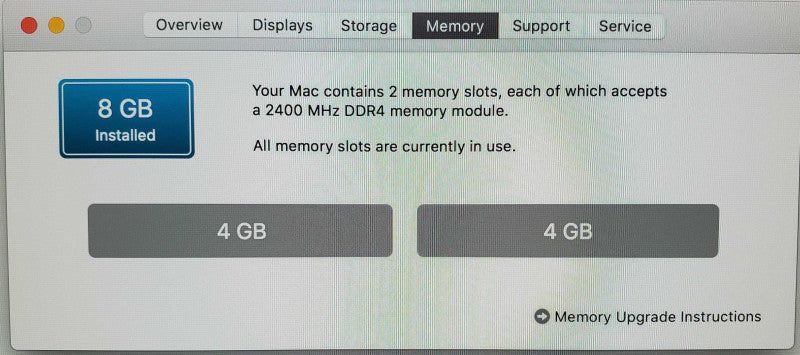 Apple iMac 21.5” (2017) A1418 Core i5-7500 3.40GHz 8GB RAM 1TB HDD