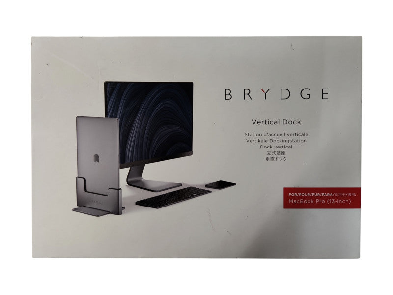 Brydge BRY13MBP Laptop Vertical Dock Stand for Apple Macbook Pro 13"