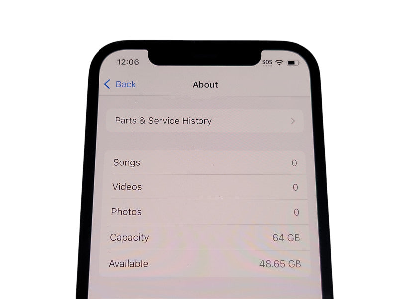 Apple iPhone 12 - 64GB - Black [A2402] (