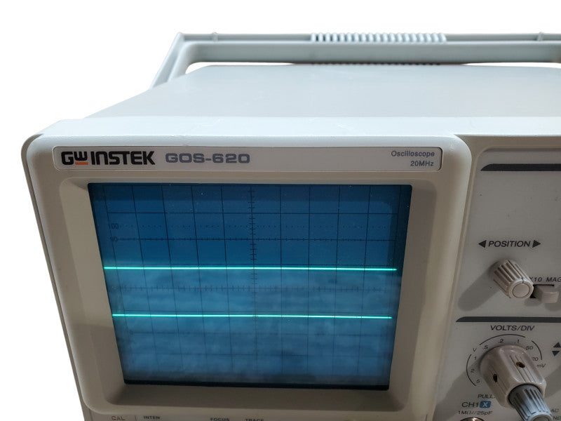 GW Instek GOS-620 Oscilloscope 20MHz *READ*