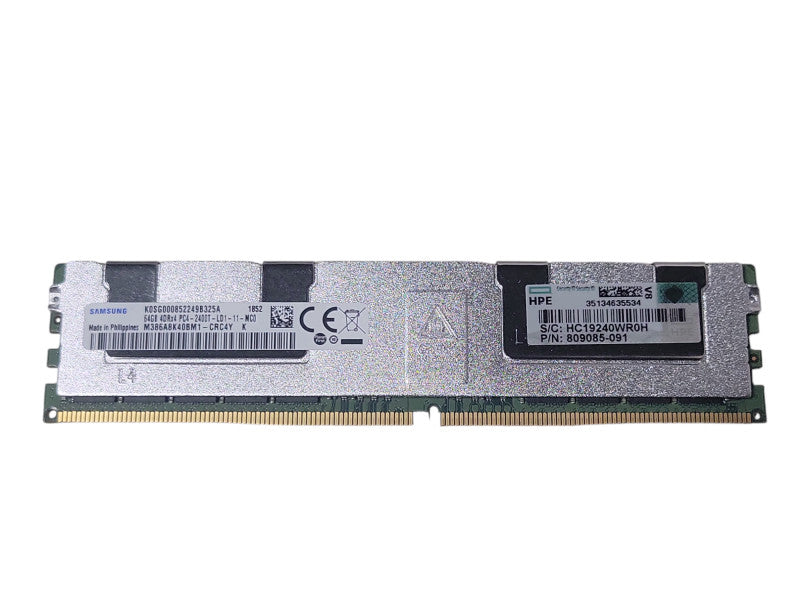 HPE/Samsung 64GB 4DRx4 PC4-2400T-LD1 809085-091 DDR4 Server RAM Q_