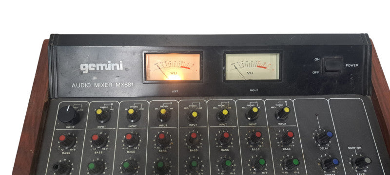 Gemini MX‑881 Audio Mixer