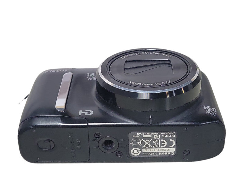 Canon PowerShot SX160 IS 16MP Digital Camera Black, READ  _