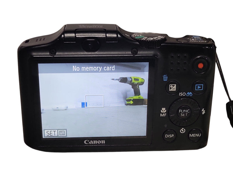 Canon PowerShot SX160 IS 16MP Digital Camera Black, READ  _