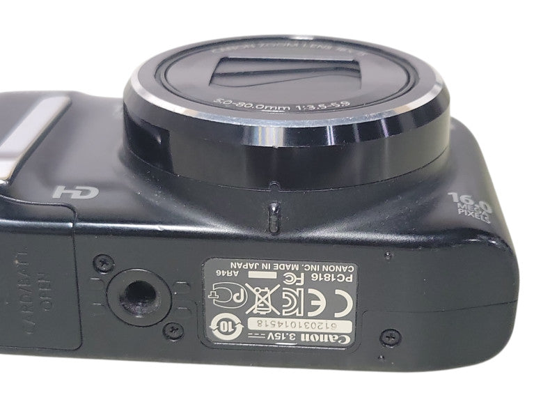 Canon PowerShot SX160 IS 16MP Digital Camera Black, READ  _