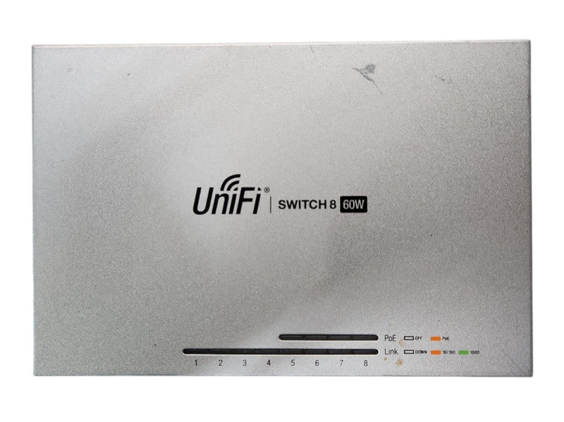 UBIQUITI UniFi Switch 8 60W US-8-60W 8 Port Gigabit PoE Switch
