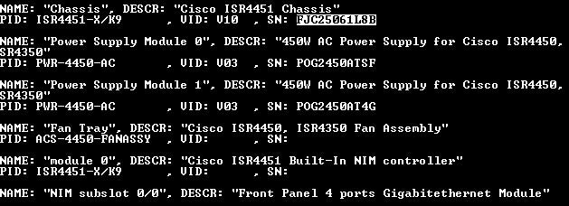 Cisco ISR 4400 Series - 4451X/K9 Integrated Services Router (Not affected) %