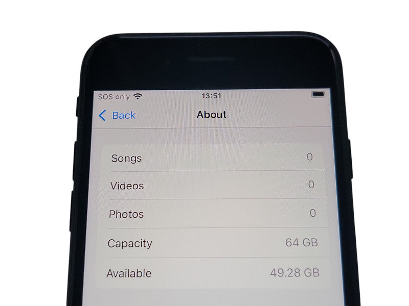 Apple iPhone SE 3 - 64GB - Space Gray [A2595] (
