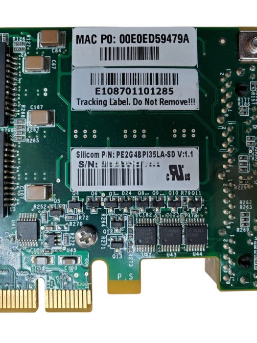 Silicom PE2G4BPI35LA-SD Quad Port Gigabit PCIe x4 Ethernet Bypass