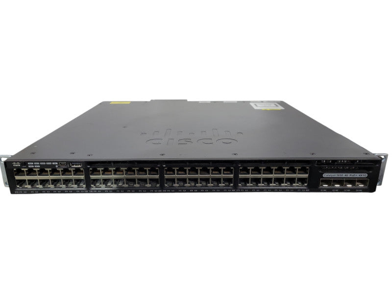 Cisco WS-C3650-48PS-E V02 | 48-Port Gigabit PoE+ Switch w/ 4x 1G SFP !