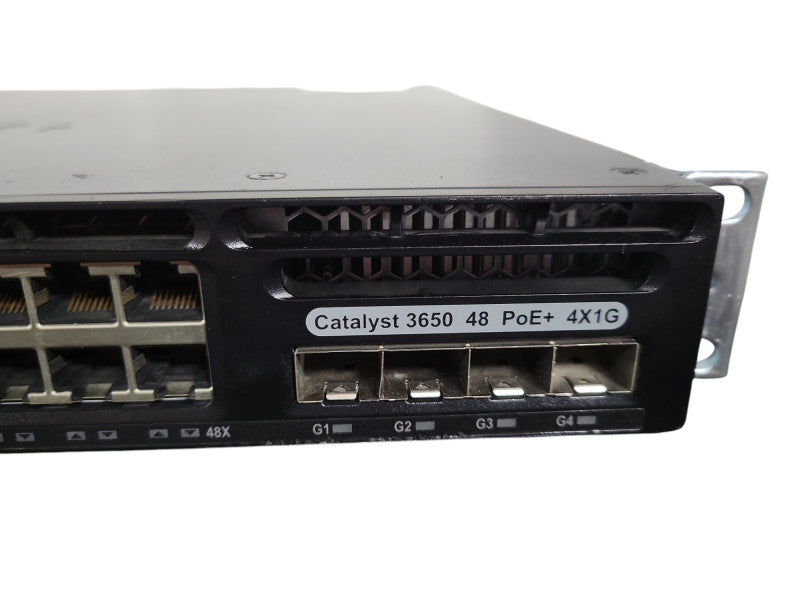 Cisco WS-C3650-48PS-E V02 | 48-Port Gigabit PoE+ Switch w/ 4x 1G SFP !
