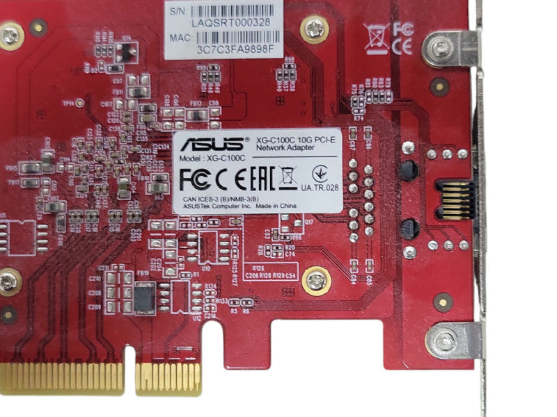 ASUS XG-C100C 10G Network Adapter PCI-E Card RJ-45, Full Height bracket _