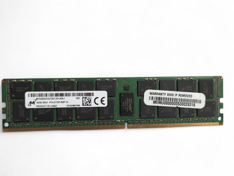 16GB DDR4 Server RAM Memory Registered ECC Micron 2Rx4 PC4-2133P-RBP-10 Q-