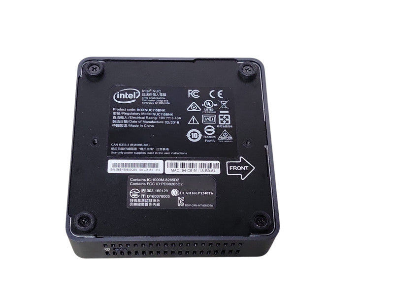 Intel NUC Mini PC (BOXNUC7i5BNK) Core i5-7260U 2.20GHz, 16GB RAM, 250GB M.2 _