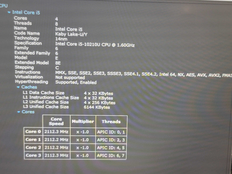 Lenovo ThinkPad T14 i5-10210U 16GB RAM 256GB SSD  β Lap200
