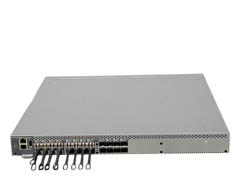 HP SN3000B 16Gb 24/12 FC Switch QW937A 12-Ports active with 12x SFPs _