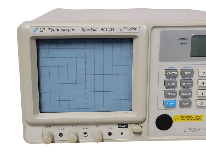 LP Technologies LPT-2250 Spectrum Analyzers 150KHz-1000MHz, READ _
