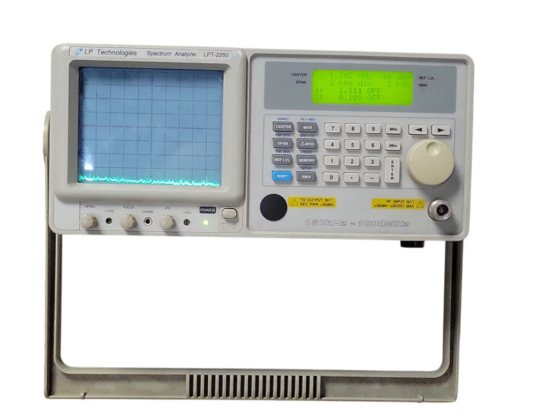 LP Technologies LPT-2250 Spectrum Analyzers 150KHz-1000MHz, READ _