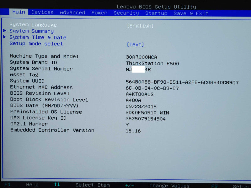 Lenovo ThinkStation P500 Xeon E5-1607v3 3.10GHz 16GB 4x HDD Trays K620 GPU _