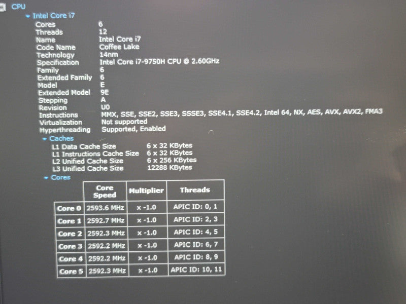 HP ZBook 15 G6 i7-9750H  Quadro T1000 16GB DDR4 256GB SSD READ β Lap200