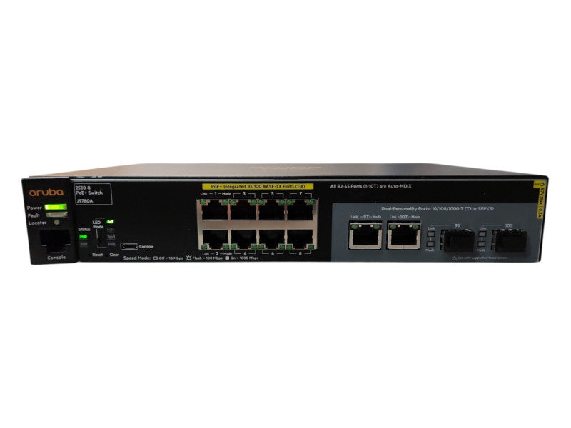 Aruba HPE J9780A 2530-8 POE+ 8 Ports Ethernet Switch