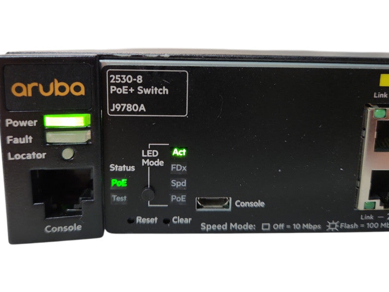 Aruba HPE J9780A 2530-8 POE+ 8 Ports Ethernet Switch