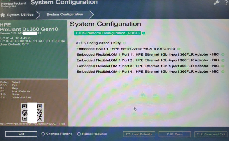 HPE ProLiant DL360 G10 1x Xeon Silver 4210 48GB DDR4 P408i-a SR Gen10 8x2.5 _