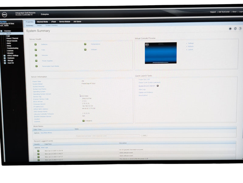 DELL PowerEdge R730xd 2x Xeon E5-2680 v3 64GB RAM H730 mini RAID Loaded -
