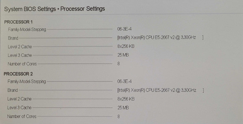 Dell PowerEdge R720 - 2x Xeon E5-2667 v2 @ 3.30GHz, 384GB DDR3, LSI SAS2308