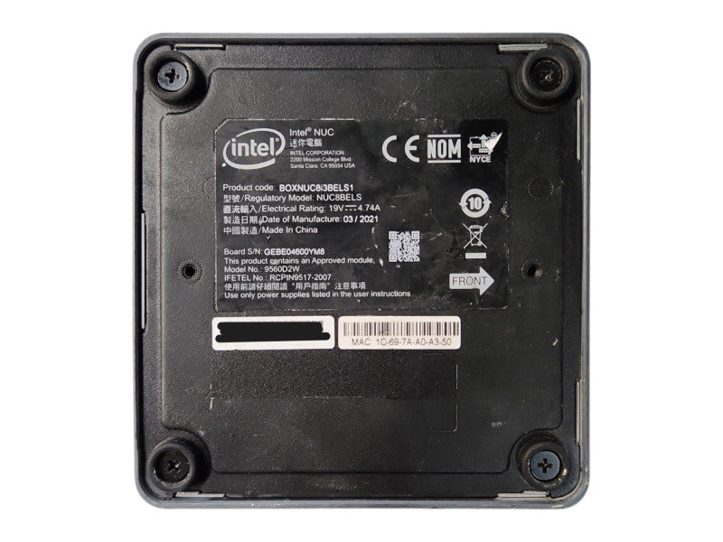 Intel NUC BOXNUC8I3BELS1, i3-8140U 2.10GHz, 8GB DDR4, 256GB NVMe
