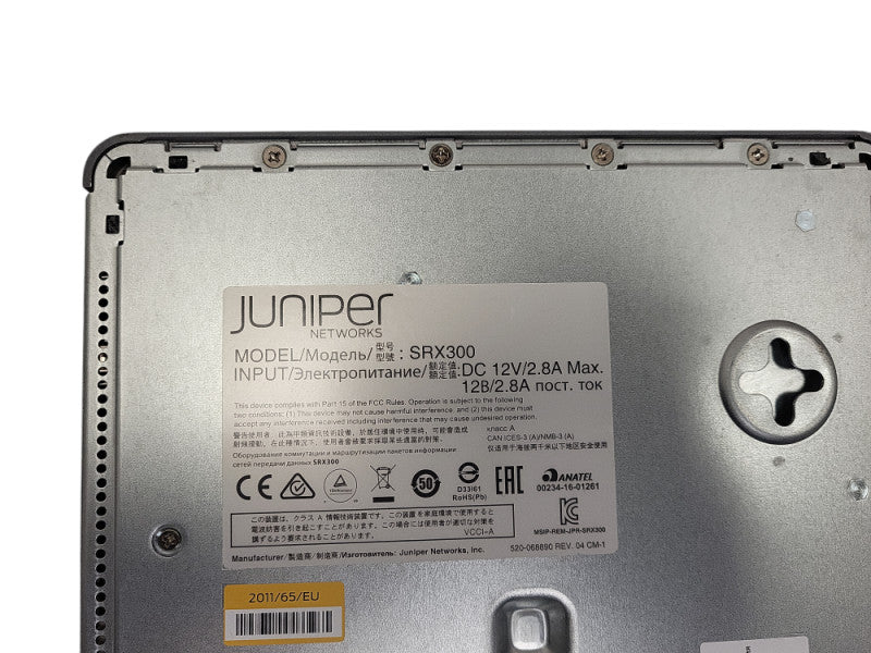 Juniper Networks SRX300 6-Port Security Services Gateway Firewall No AC Q$