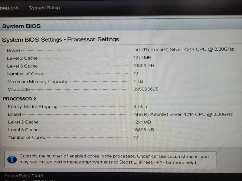 Dell PE T440, 2x Xeon silver 4214, 48GB DDR4, 4x 4TB SAS, PERC H330, 2x PSU _