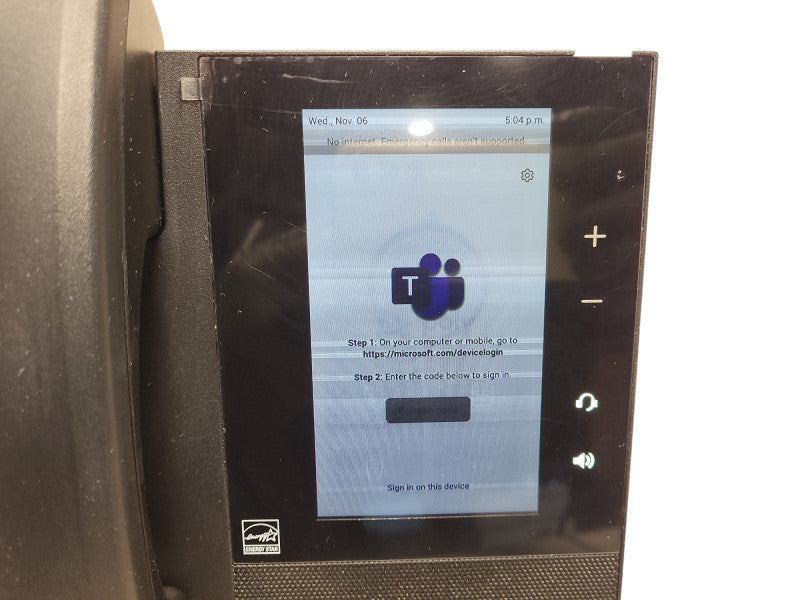 Poly CCX 400 5" Color Touchscreen POE IP Desktop Phone READ $