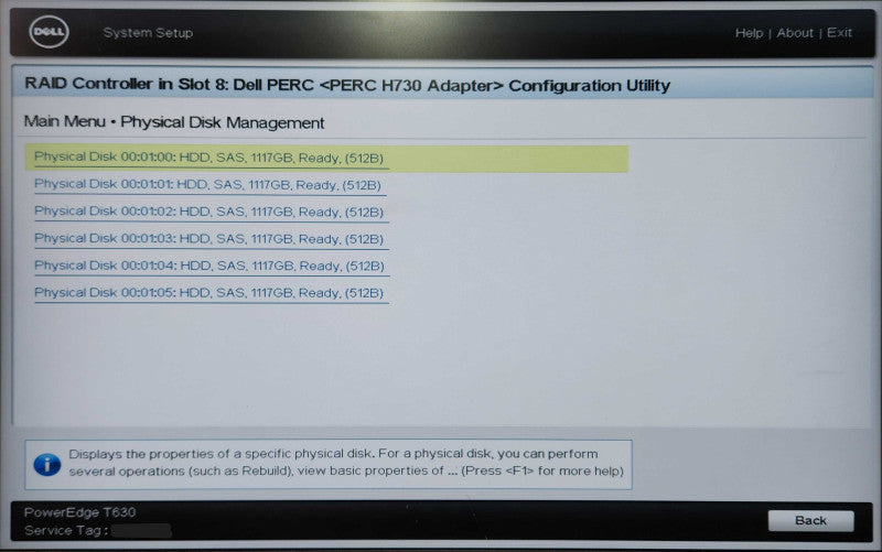 Dell PE T630 8x2.5", Xeon E5-2620v3, 128GB DDR4, 6x1.2TB SAS, H730, 2x 495W