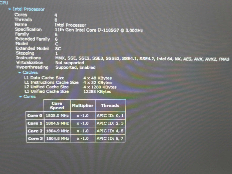 Dell Latitude 7420 i7-1185G7 16GB RAM 256GB SSD   β Lap200