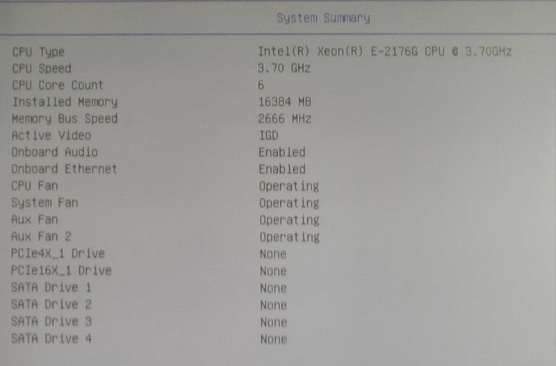 Lenovo ThinkSystem ST50 - Xeon E-2176G @ 3.7GHz, 16GB RAM, NO HDD