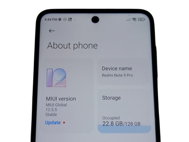 Xiaomi Redmi Note 9 Pro - 128GB - Blue [M2003J6A1I] (