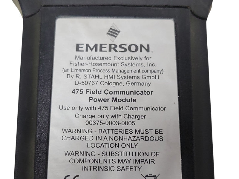 Emerson HART 475 Field Communicator Device with battery only _