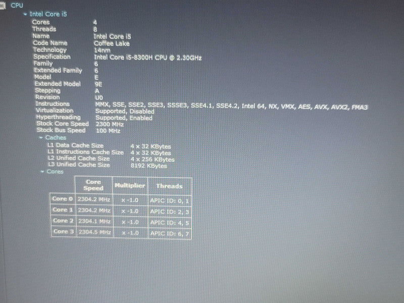 Dell Precision 7730 i5-8300H 16GB 256GB SSD  β Lap200