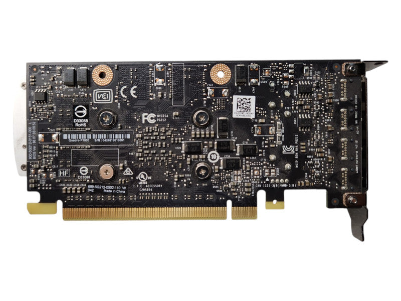 NVIDIA Quadro P1000 4GB GDDR5 Graphics Card Low Profile