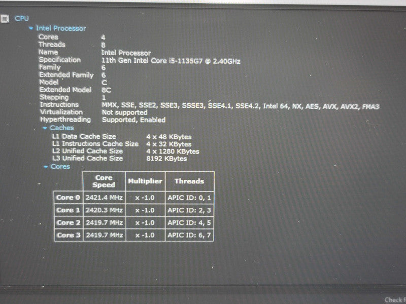 HP ProBook 450 G8 i5-1135G7 16GB RAM 256GB SSD READ! β Lap200