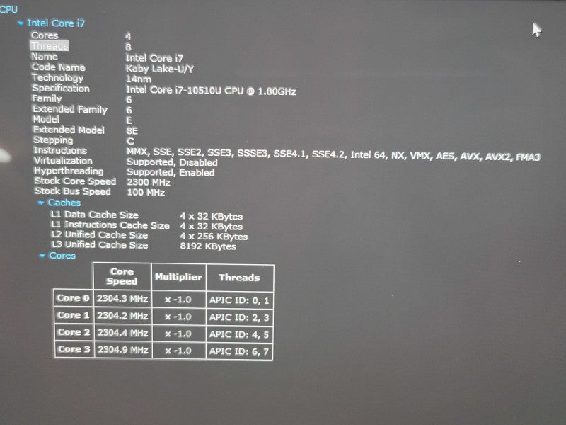 Lenovo ThinkPad X1 Yoga Gen 5 i7-10510U 16GB RAM 256GB SSD  β Lap200