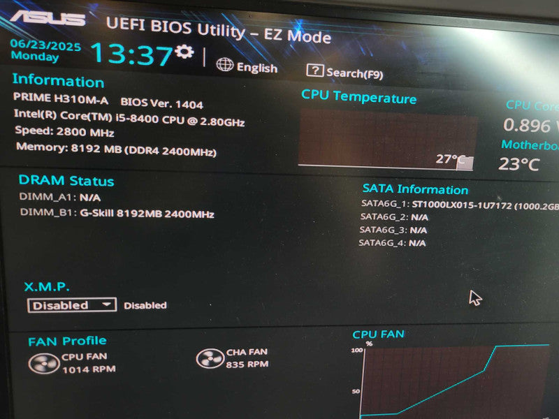 Intel Core i5-8400 ASUS PRIME H310M-A 16GB DDR4 + I/O Plate %