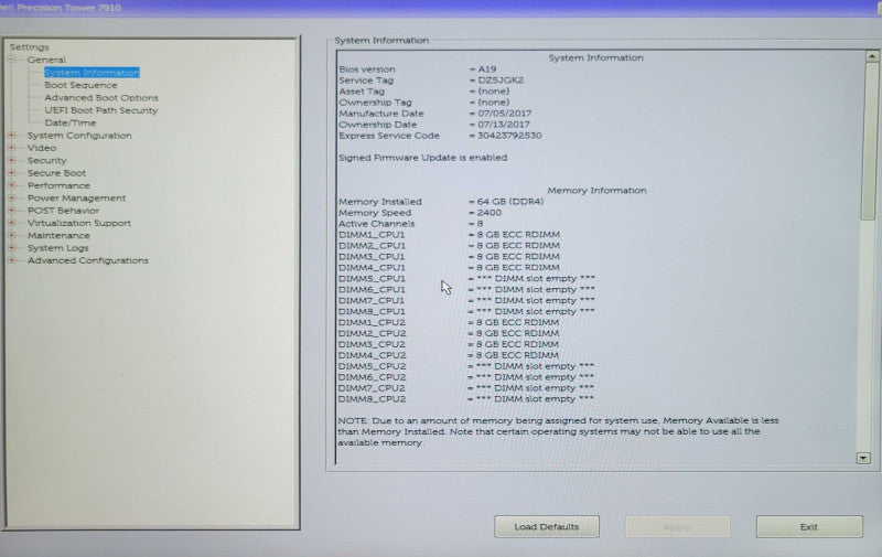 Dell Precision 7910 2x Xeon E5-2680v4 2.40GHz 64GB DDR4, 500GB SSD+2TB HDD  _