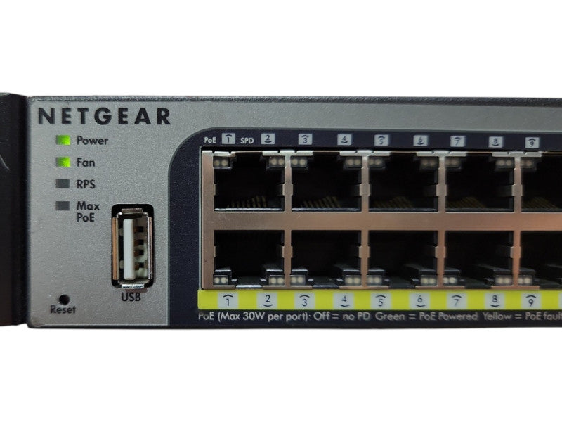 Netgear M4100-50G-PoE+ ProSafe 48-Port Gigabit L2+ PoE+ Switch